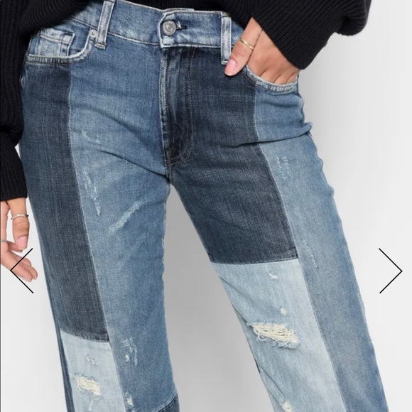 Seven for all mankind Indigo Patches - Picture 4 of 7